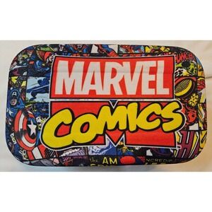 Marvel Comics Hard Shell Cosmetic Pencil Collectible Zipper Case Superhero Pouch